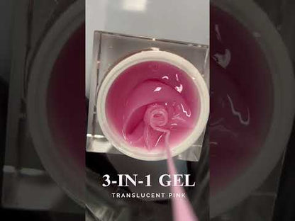 3-IN-1 GEL • Translucent pink (30ML)